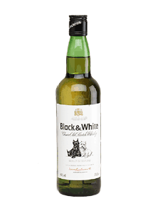 Виски Black & White Блэк-энд-Уайт Виски 1.00л.